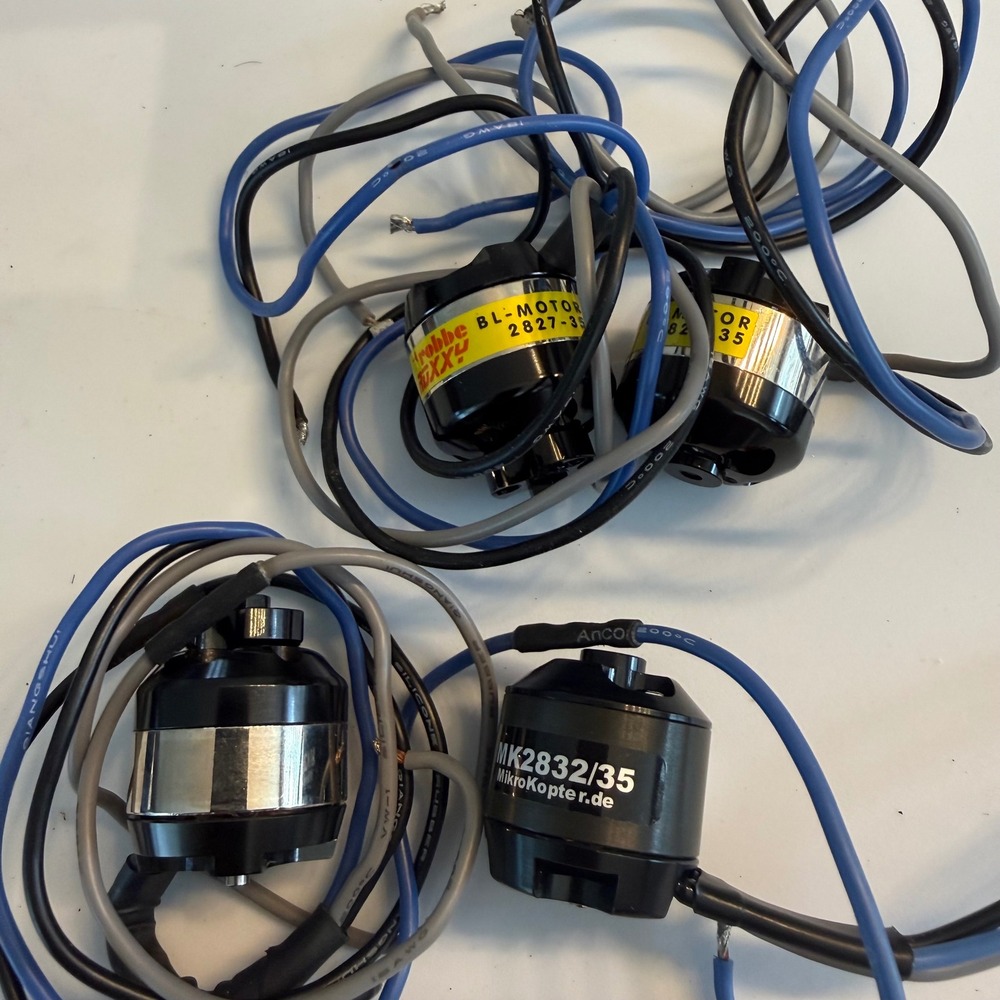 4pc Robbe Roxxy BL-Motor 2827-35 & MikroKopter MK2832/35 Brushless‎ Motors RC